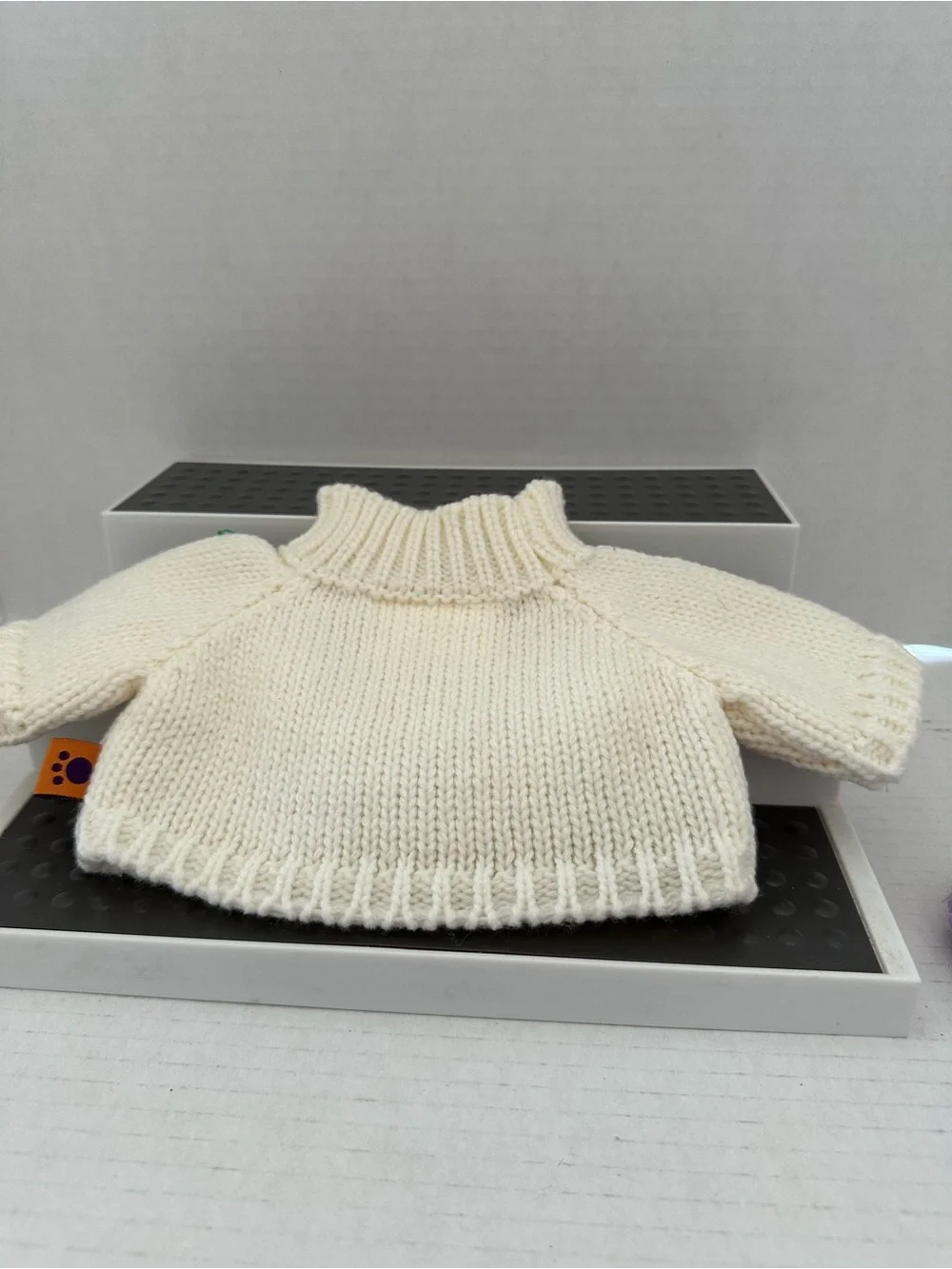 Bear Works Lot of Knitted Sweaters with Patches for Stuffed Bears #9